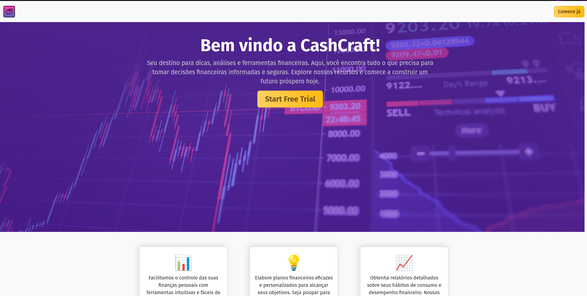 CashCraft: Dominando suas Finanças
